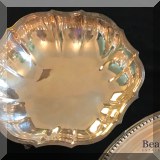 S50. Hexagonal silverplate bowl. 